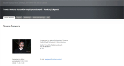 Desktop Screenshot of andrzej.galganek.pl
